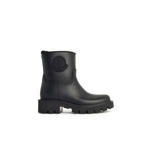 Moncler Kickstream Black Pvc Rain Boots - NWT